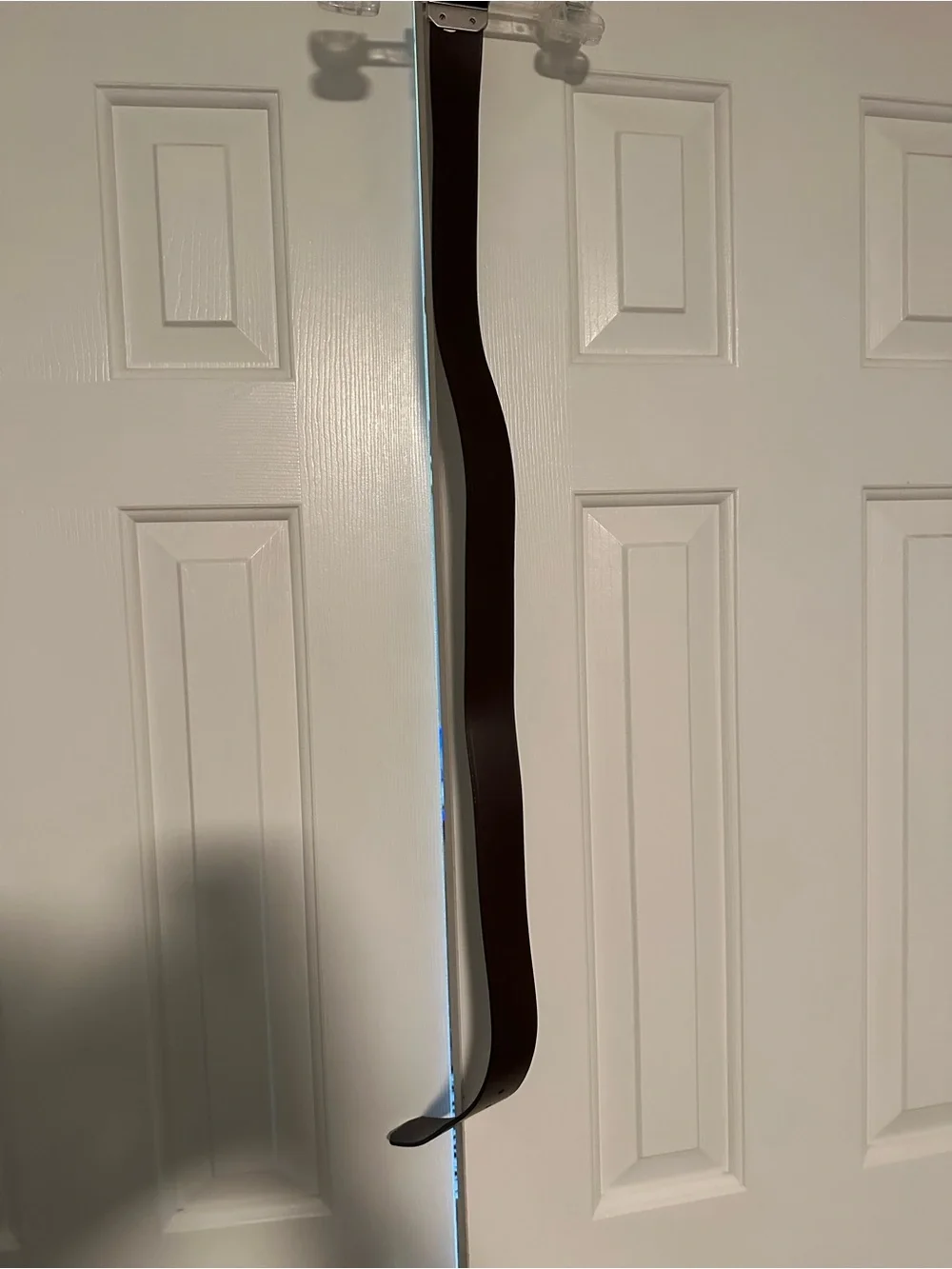 Fossil Dark Brown Leather Dress Belt